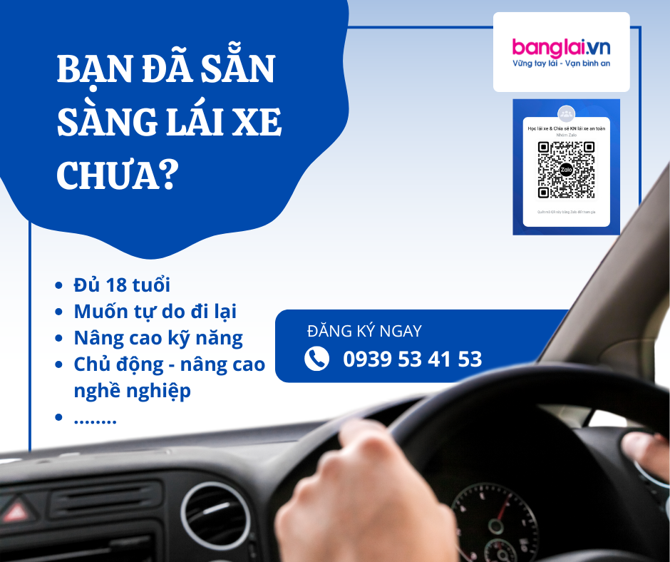 Bạn đã sẵn sàng lái xe chưa?
